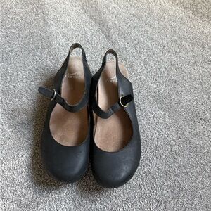 Dansko Black Mary Jane Slingback Shoes